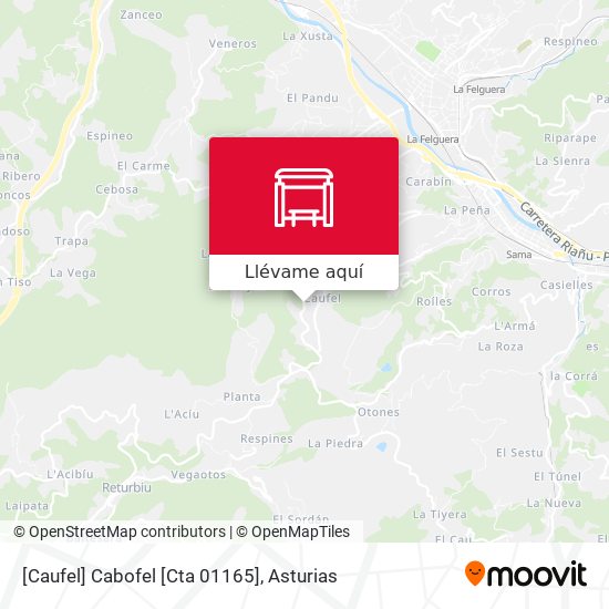 Mapa [Caufel]  Cabofel [Cta 01165]