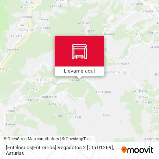 Mapa [Entelosríos|Entrerríos]  Vegadotos 2 [Cta 01269]