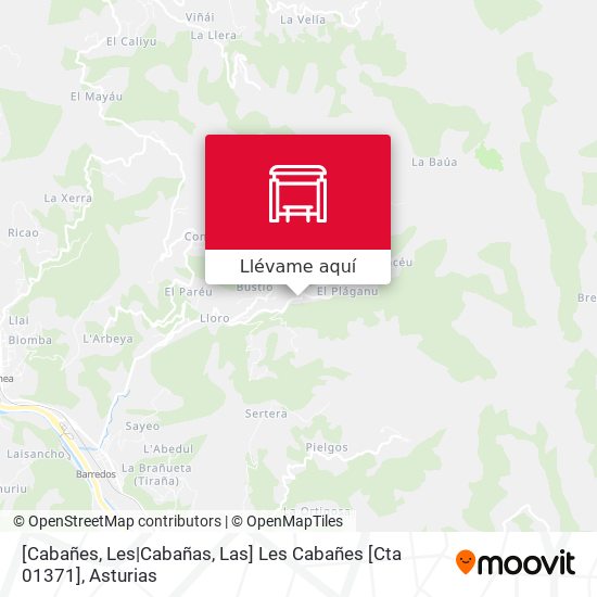 Mapa [Cabañes, Les|Cabañas, Las]  Les Cabañes [Cta 01371]