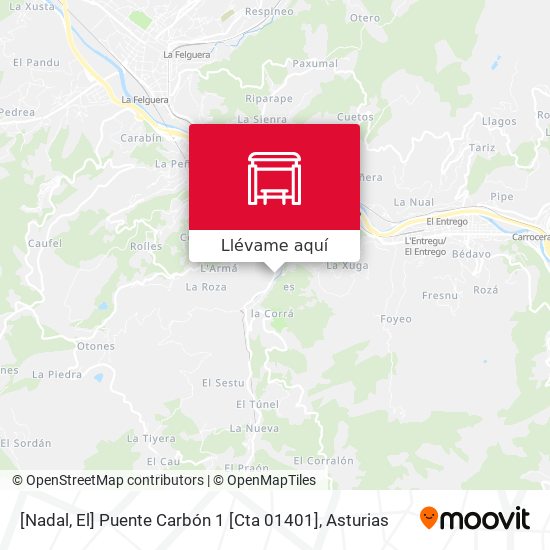 Mapa [Nadal, El]  Puente Carbón 1 [Cta 01401]