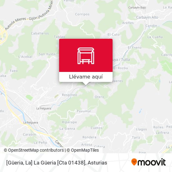 Mapa [Güeria, La]  La Güeria [Cta 01438]