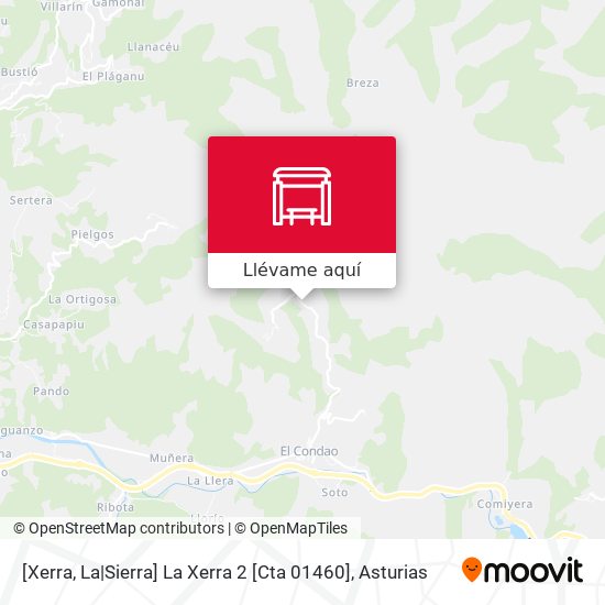 Mapa [Xerra, La|Sierra]  La Xerra 2 [Cta 01460]
