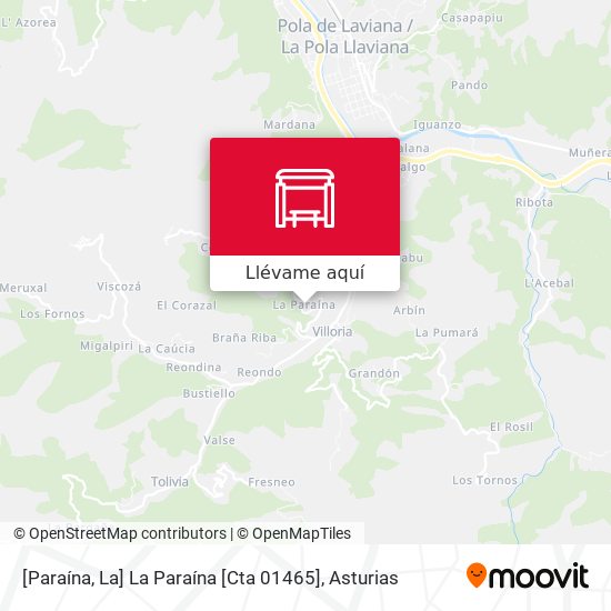 Mapa [Paraína, La]  La Paraína [Cta 01465]