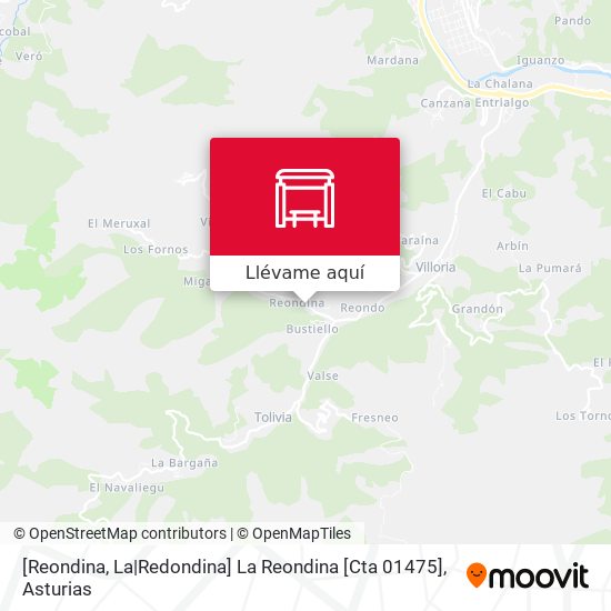 Mapa [Reondina, La|Redondina]  La Reondina [Cta 01475]