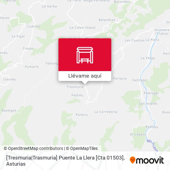Mapa [Tresmuria|Trasmuria]  Puente La Llera [Cta 01503]