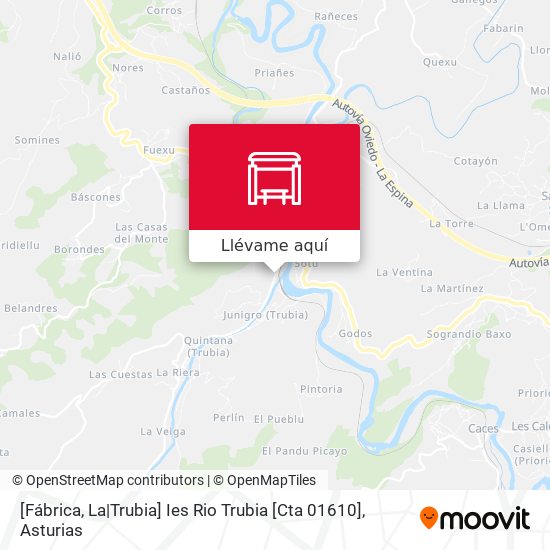 Mapa [Fábrica, La|Trubia]  Ies Rio Trubia [Cta 01610]