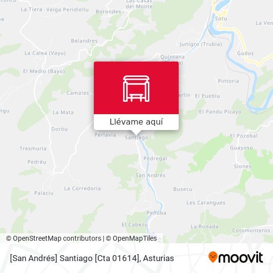 Mapa [San Andrés]  Santiago [Cta 01614]