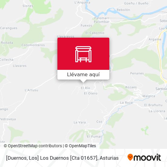 Mapa [Duernos, Los]  Los Duernos [Cta 01657]