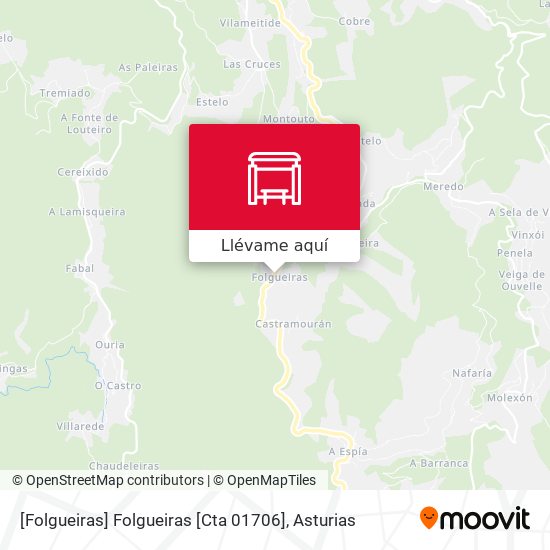Mapa [Folgueiras]  Folgueiras [Cta 01706]