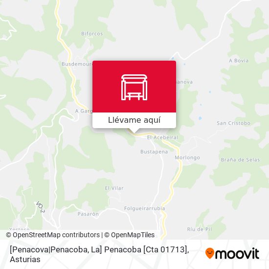 Mapa [Penacova|Penacoba, La]  Penacoba [Cta 01713]