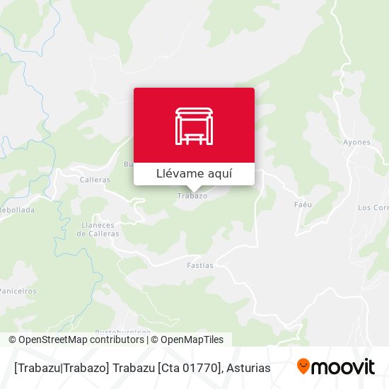 Mapa [Trabazu|Trabazo]  Trabazu [Cta 01770]