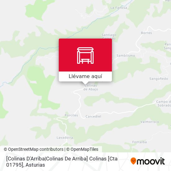 Mapa [Colinas D'Arriba|Colinas De Arriba]  Colinas [Cta 01795]