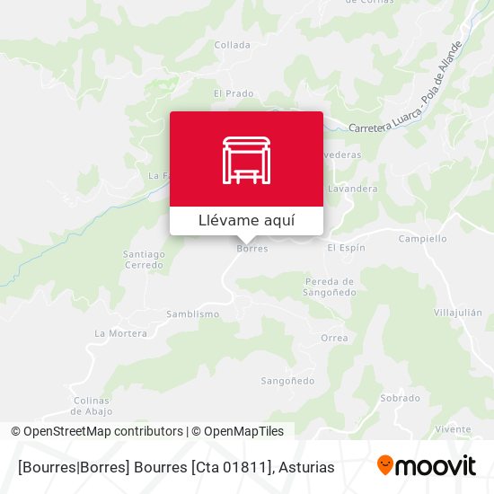 Mapa [Bourres|Borres]  Bourres [Cta 01811]