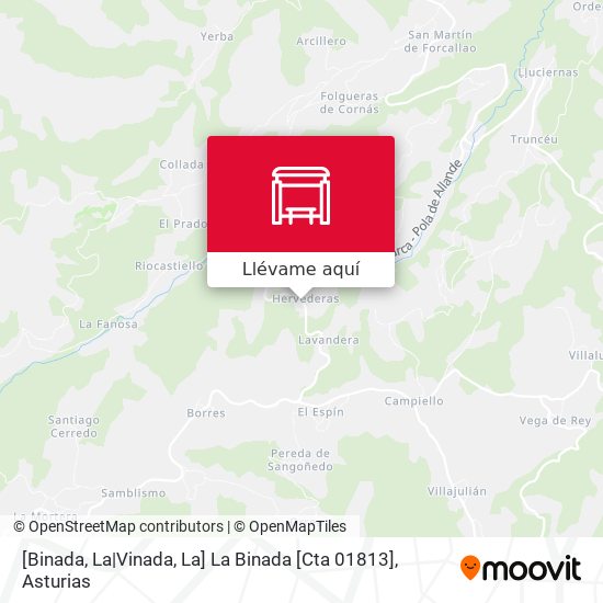 Mapa [Binada, La|Vinada, La]  La Binada [Cta 01813]