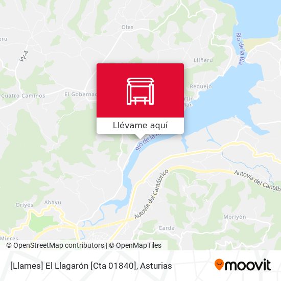 Mapa [Llames]  El Llagarón [Cta 01840]