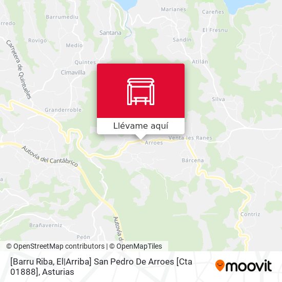 Mapa [Barru Riba, El|Arriba]  San Pedro De Arroes [Cta 01888]
