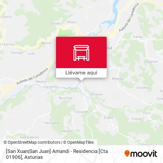 Mapa [San Xuan|San Juan]  Amandi - Residencia [Cta 01906]