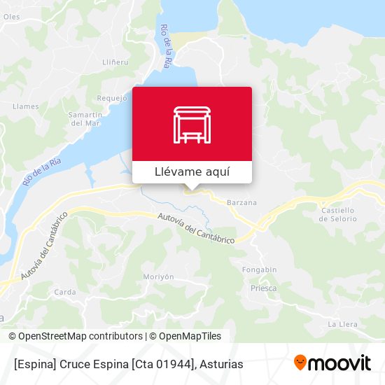 Mapa [Espina]  Cruce Espina [Cta 01944]
