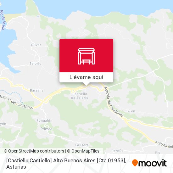 Mapa [Castiellu|Castiello]  Alto Buenos Aires [Cta 01953]