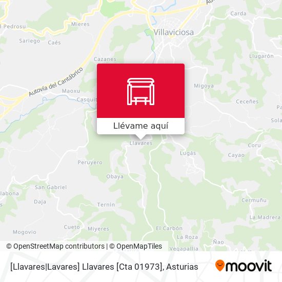 Mapa [Llavares|Lavares]  Llavares [Cta 01973]