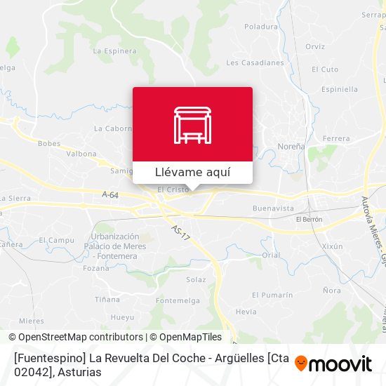 Mapa [Fuentespino]  La Revuelta Del Coche - Argüelles [Cta 02042]