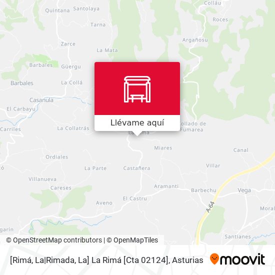 Mapa [Rimá, La|Rimada, La]  La Rimá [Cta 02124]