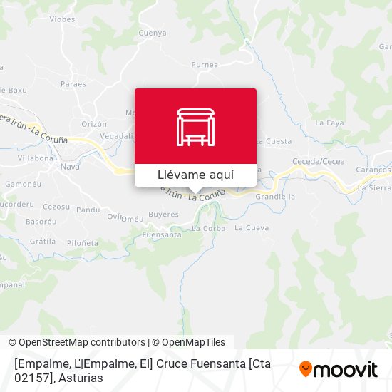 Mapa [Empalme, L'|Empalme, El]  Cruce Fuensanta [Cta 02157]