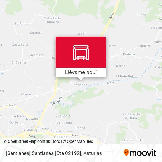 Mapa [Santianes]  Santianes [Cta 02192]