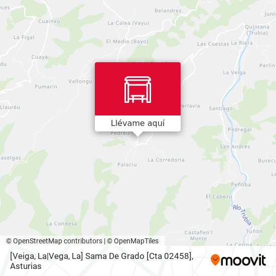 Mapa [Veiga, La|Vega, La]  Sama De Grado [Cta 02458]