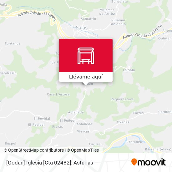 Mapa [Godán]  Iglesia [Cta 02482]