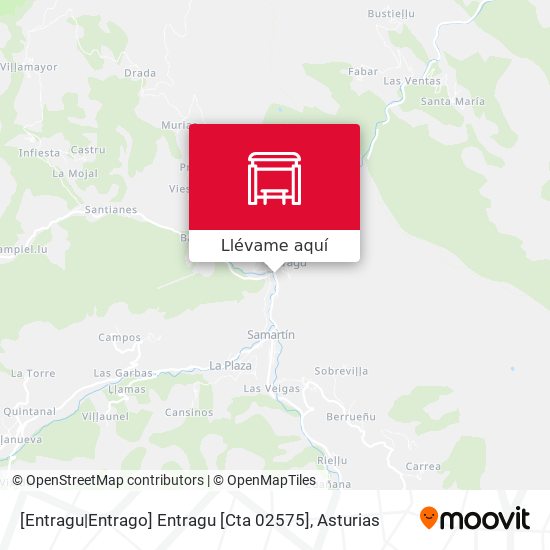Mapa [Entragu|Entrago]  Entragu [Cta 02575]
