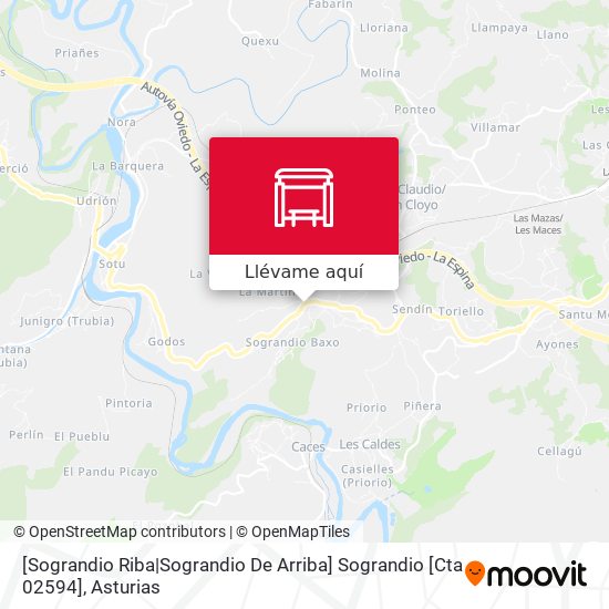 Mapa [Sograndio Riba|Sograndio De Arriba]  Sograndio [Cta 02594]