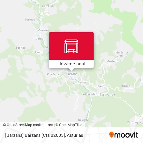 Mapa [Bárzana]  Bárzana [Cta 02603]