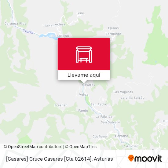 Mapa [Casares]  Cruce Casares [Cta 02614]