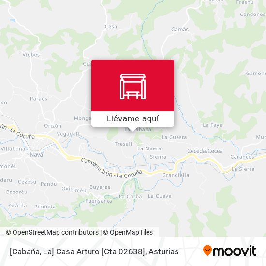 Mapa [Cabaña, La]  Casa Arturo [Cta 02638]