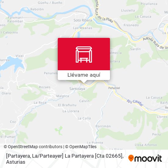 Mapa [Partayera, La / Parteayer]  La Partayera [Cta 02665]