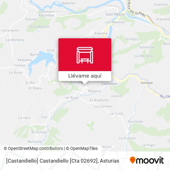Mapa [Castandiello]  Castandiello [Cta 02692]