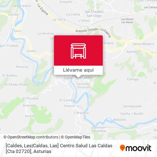 Mapa [Caldes, Les|Caldas, Las]  Centro Salud Las Caldas [Cta 02720]