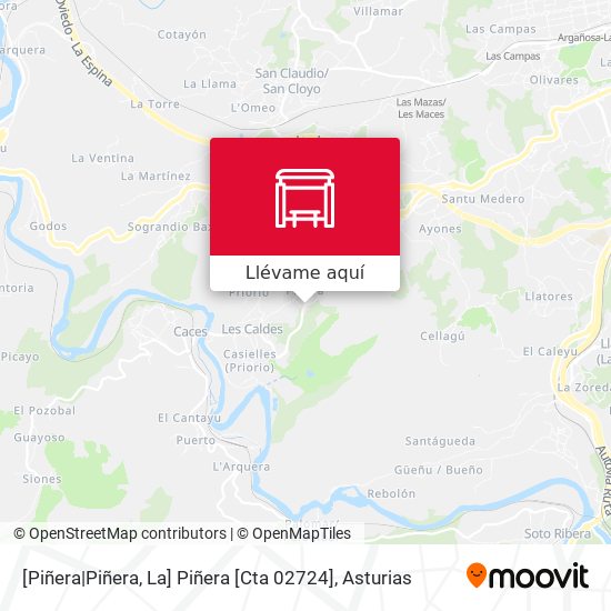 Mapa [Piñera|Piñera, La]  Piñera [Cta 02724]