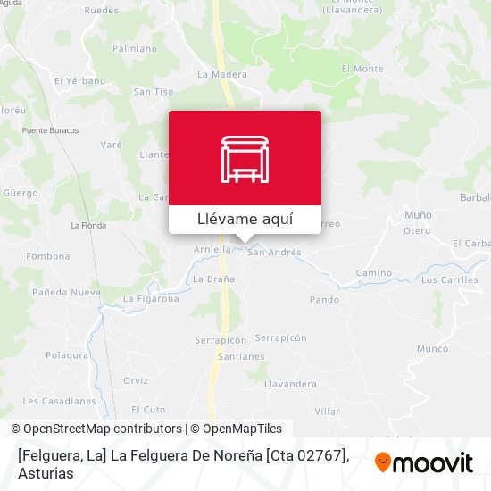 Mapa [Felguera, La]  La Felguera De Noreña [Cta 02767]