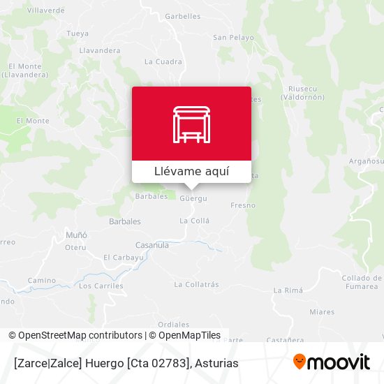 Mapa [Zarce|Zalce]  Huergo [Cta 02783]