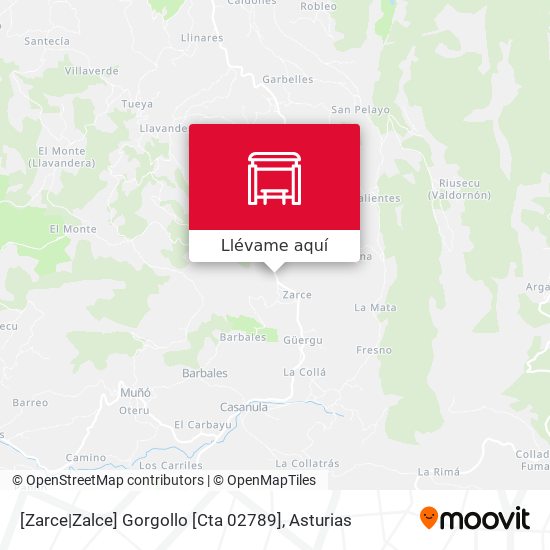 Mapa [Zarce|Zalce]  Gorgollo [Cta 02789]