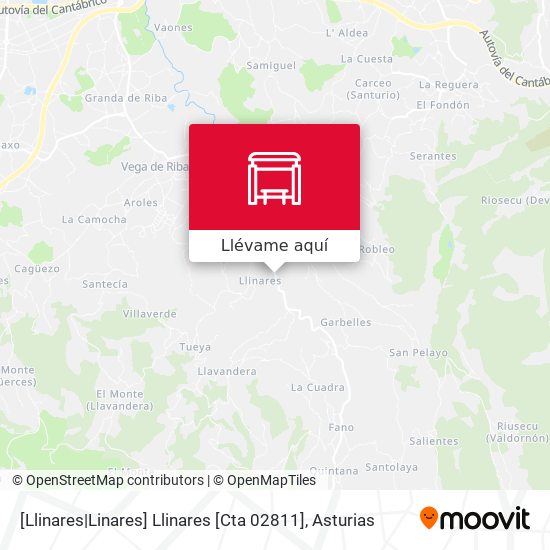 Mapa [Llinares|Linares]  Llinares [Cta 02811]