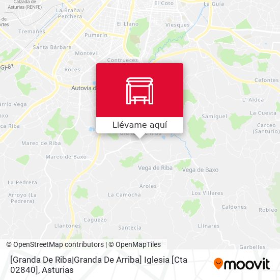 Mapa [Granda De Riba|Granda De Arriba]  Iglesia [Cta 02840]
