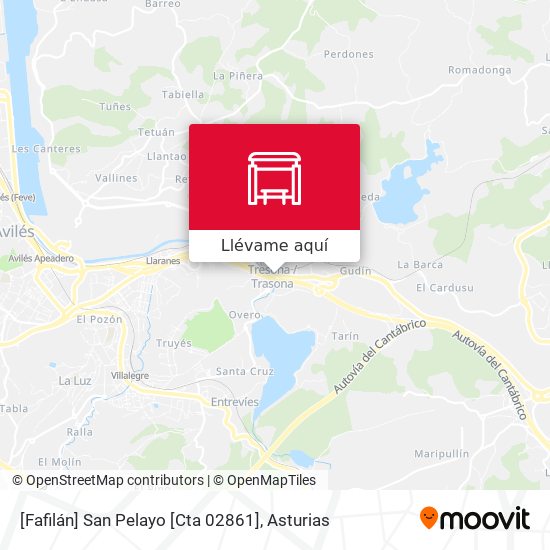 Mapa [Fafilán]  San Pelayo [Cta 02861]