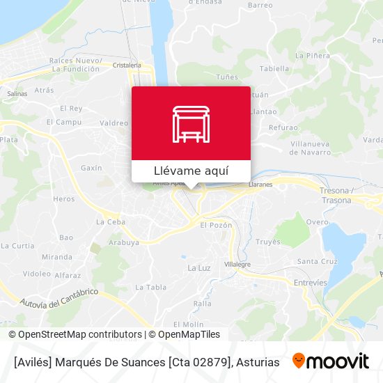 Mapa [Avilés]  Marqués De Suances [Cta 02879]