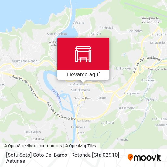 Mapa [Sotu|Soto]  Soto Del Barco - Rotonda [Cta 02910]