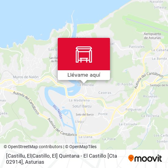 Mapa [Castillu, El|Castillo, El]  Quintana - El Castillo [Cta 02914]