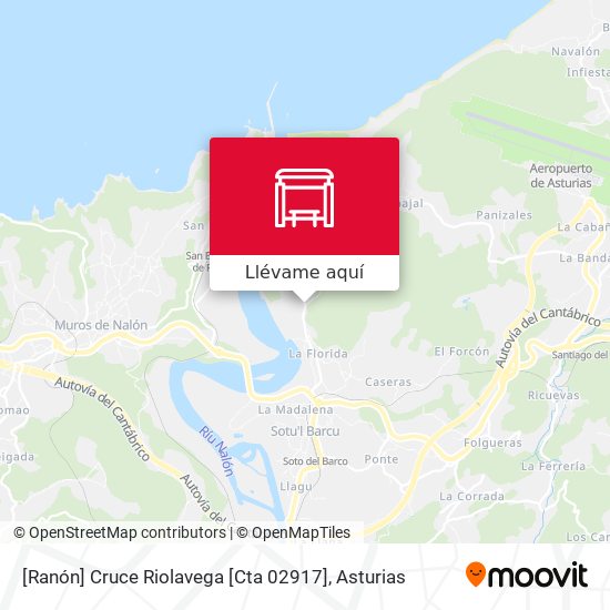 Mapa [Ranón]  Cruce Riolavega [Cta 02917]