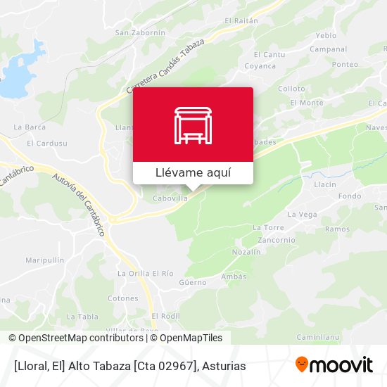 Mapa [Lloral, El]  Alto Tabaza [Cta 02967]